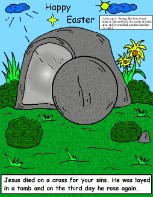Easter Tomb Resurrection Clipart